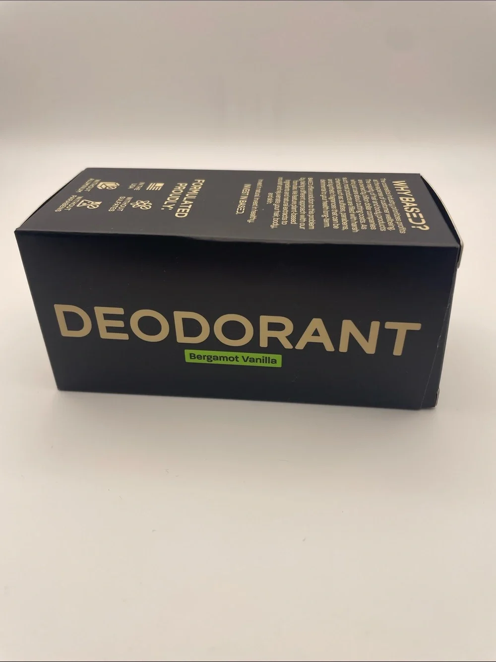 Bergamot Vanilla Deodorant – Men